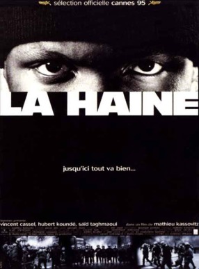 Το πόστερ της ταινίας "Το μίσος" του Mathieu Kassovitz (1995) - The poster of the movie "Hate" by Mathieu Kassovitz (1995) - L'affiche du film "La haine" de Mathieu Kassovitz (1995) [Enlarge-agrandir-μεγαλώστε]