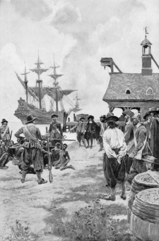 1619: Africans landed at Jamestown, Virginia.